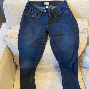 Denim matchstick jeans